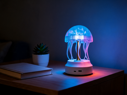 Glowspective Jellyfish Lamp – Quallen-Stimmungslampe mit Wasseranimation