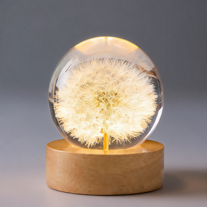 Glowspective Flower Crystal Lamp productfoto
